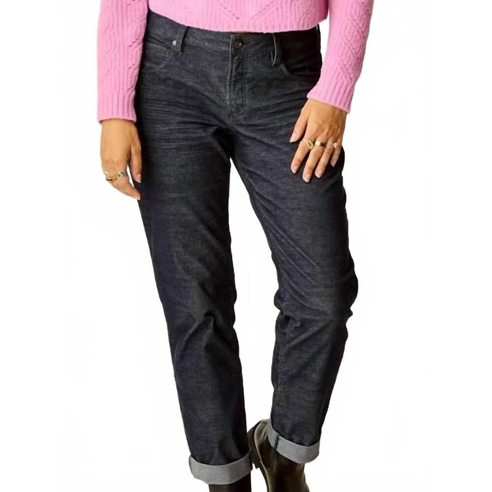 Carve Designs Carson Cords Women's Straight Leg in Dark Indigo